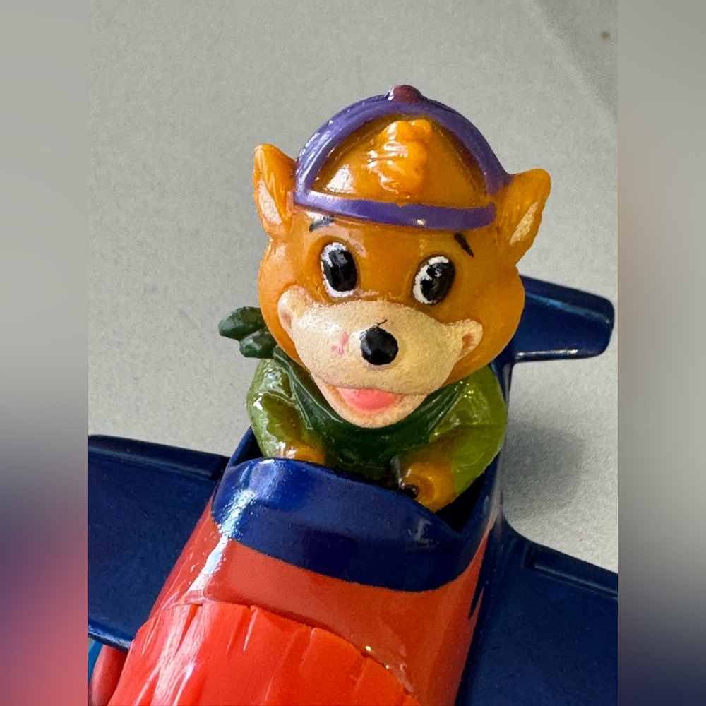 Disney Vintage TaleSpin Kit Cloudkicker Airplane Toy (1990) - Picture 2 of 4